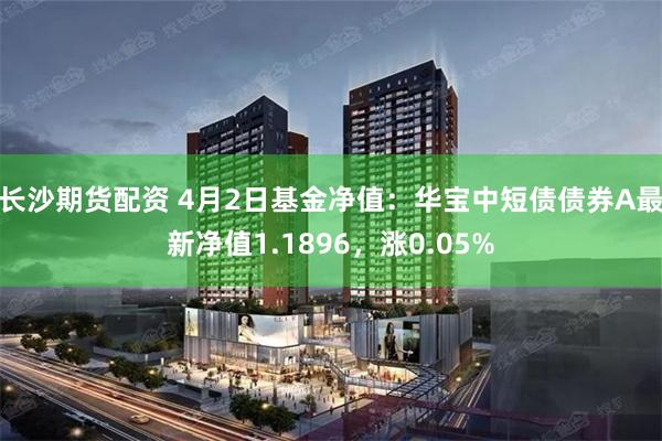 长沙期货配资 4月2日基金净值：华宝中短债债券A最新净值1.1896，涨0.05%