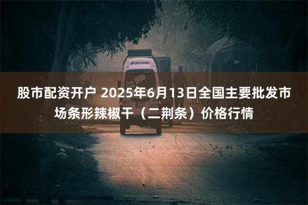 股市配资开户 2025年6月13日全国主要批发市场条形辣椒干（二荆条）价格行情